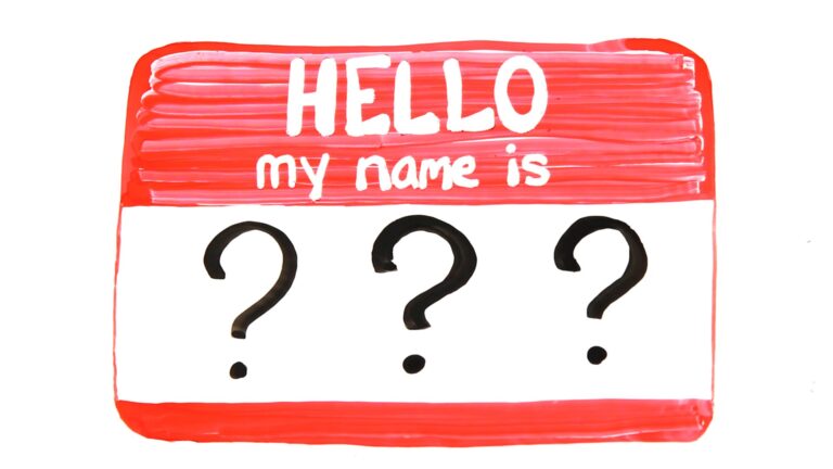 Read more about the article What’s My Name?